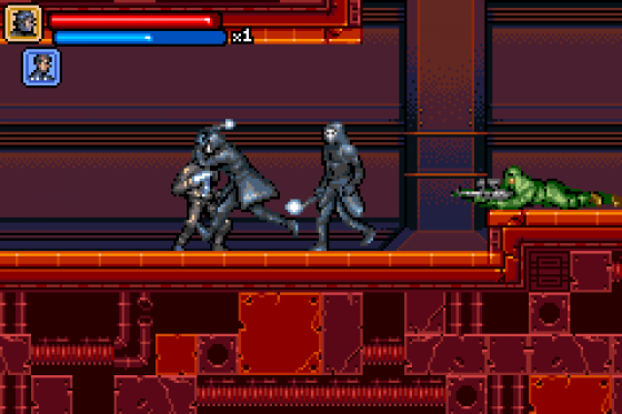 X-Men: The Official Game Screenshot 20 (Game Boy Advance)