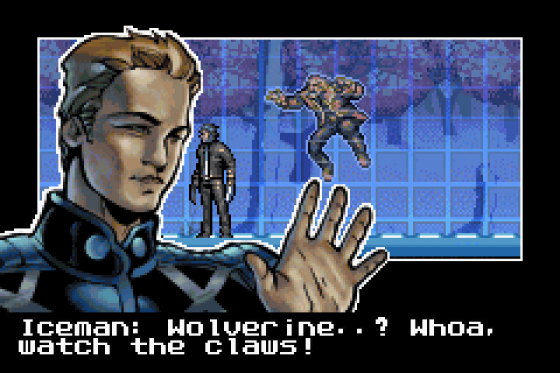 X-Men: The Official Game Screenshot 23 (Game Boy Advance)