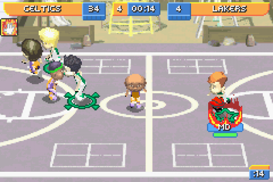 Backyard Sports: NFL Football 2007 Screenshot 14 (Game Boy Advance)