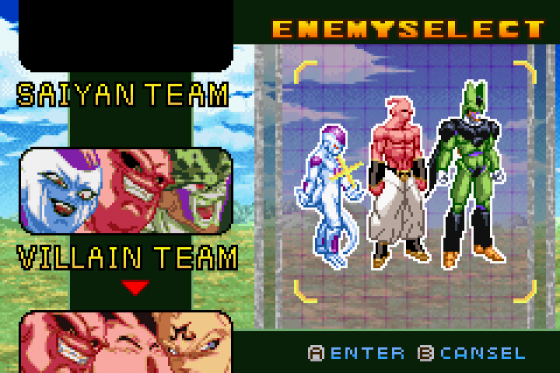 Dragon Ball Z: Supersonic Warriors Screenshot 28 (Game Boy Advance)