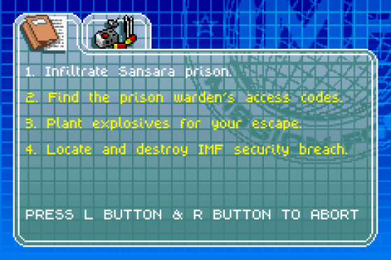 Mission: Impossible - Operation Surma Screenshot 7 (Game Boy Advance)