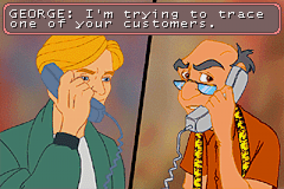 Broken Sword: The Shadow Of The Templars Screenshot 5 (Game Boy Advance)