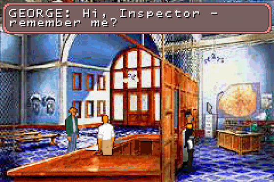 Broken Sword: The Shadow Of The Templars Screenshot 14 (Game Boy Advance)