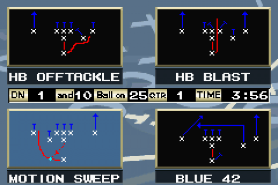 Sports Illustrated For Kids: Football Screenshot 5 (Game Boy Advance)