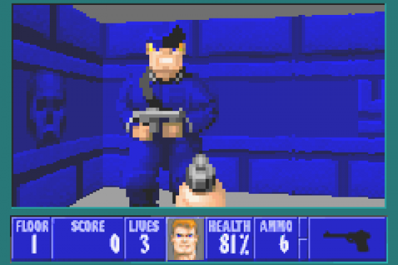 Wolfenstein 3D Screenshot 9 (Game Boy Advance)