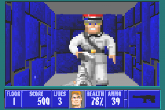 Wolfenstein 3D Screenshot 11 (Game Boy Advance)