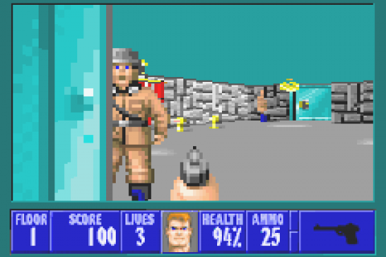 Wolfenstein 3D Screenshot 12 (Game Boy Advance)