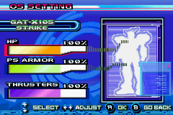 Mobile Suit Z Gundam Seed: Battle Assault Screenshot 12 (Game Boy Advance)