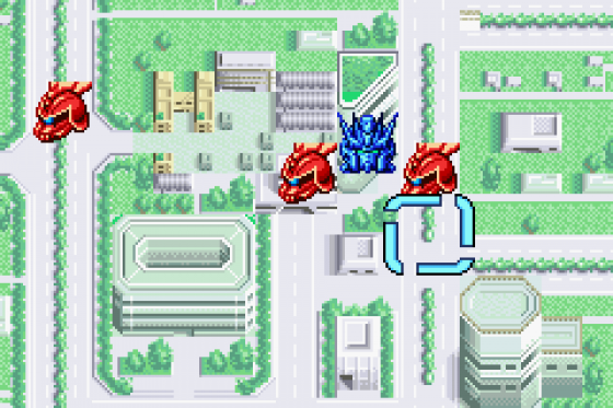 SD Gundam G Generation: Advance Screenshot 12 (Game Boy Advance)