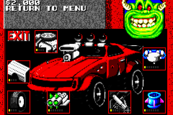 Rock 'N Roll Racing Screenshot 7 (Game Boy Advance)