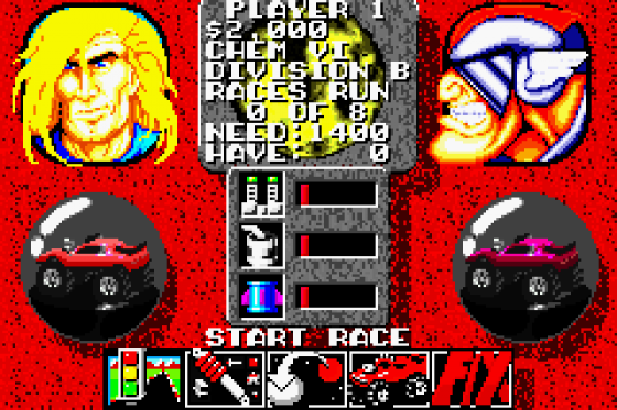 Rock 'N Roll Racing Screenshot 8 (Game Boy Advance)