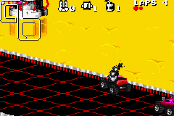 Rock 'N Roll Racing Screenshot 10 (Game Boy Advance)