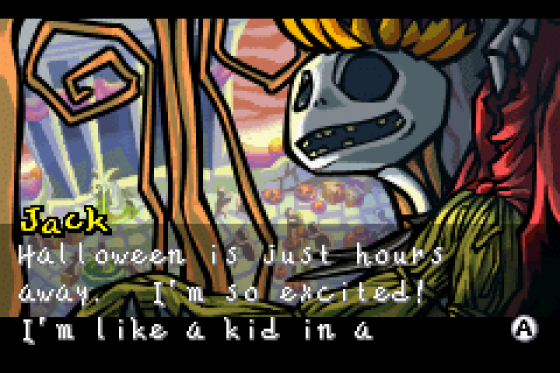 The Nightmare Before Christmas: The Pumpkin King Screenshot 17 (Game Boy Advance)