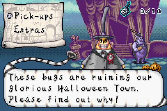 The Nightmare Before Christmas: The Pumpkin King Screenshot 18 (Game Boy Advance)