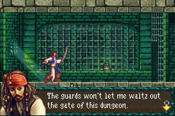 Pirates Of The Caribbean: Dead Man's Chest Screenshot 5 (Game Boy Advance)