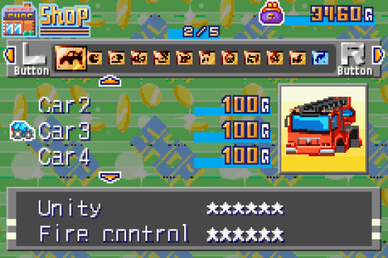 Road Trip Shifting Gears Screenshot 8 (Game Boy Advance)