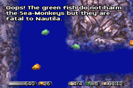 The Amazing Virtual Sea-Monkeys Screenshot 7 (Game Boy Advance)