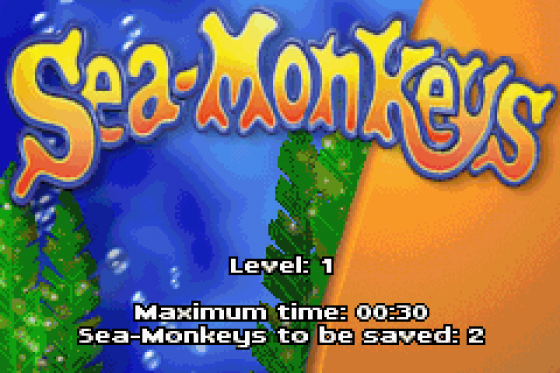 The Amazing Virtual Sea-Monkeys Screenshot 9 (Game Boy Advance)