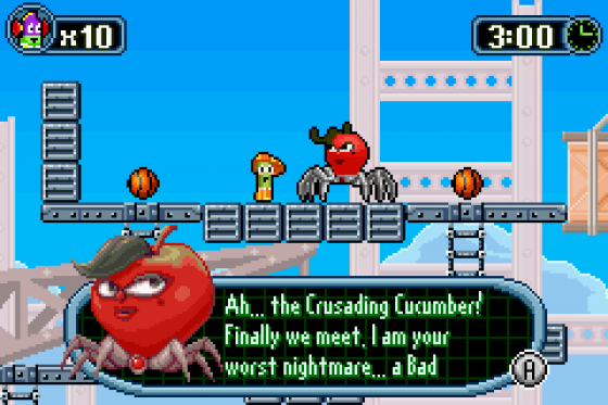 VeggieTales: LarryBoy and the Bad Apple Screenshot 11 (Game Boy Advance)