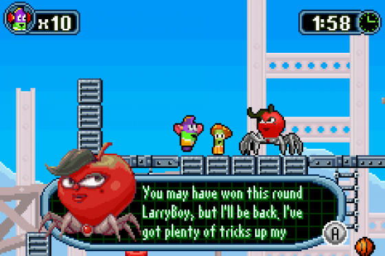 VeggieTales: LarryBoy and the Bad Apple Screenshot 13 (Game Boy Advance)