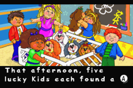 Cabbage Patch Kids: The Patch Puppy Rescue Screenshot 15 (Game Boy Advance)