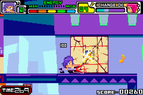 Hi Hi Puffy AmiYumi: Kaznapped! Screenshot 11 (Game Boy Advance)