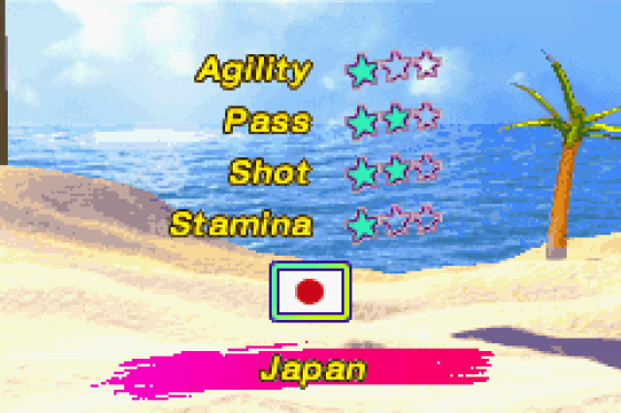 Ultimate Beach Soccer Screenshot 26 (Game Boy Advance)