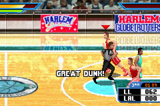 Harlem Globetrotters: World Tour Screenshot 5 (Game Boy Advance)