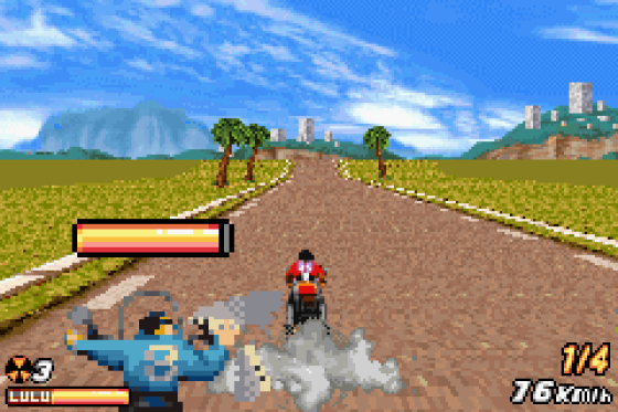 Road Rash: Jailbreak Screenshot 8 (Game Boy Advance)