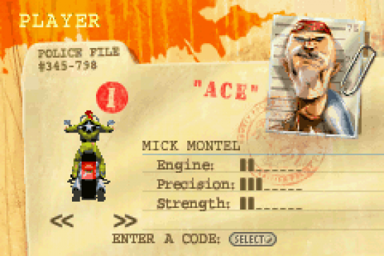 Road Rash: Jailbreak Screenshot 21 (Game Boy Advance)