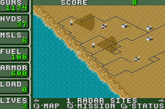 Desert Strike: Advance Screenshot 9 (Game Boy Advance)