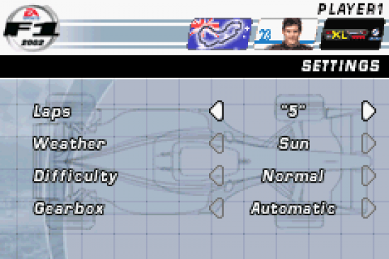 F1 2002 Screenshot 5 (Game Boy Advance)