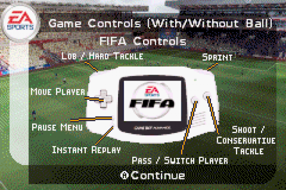 FIFA Soccer 2003 Screenshot 5 (Game Boy Advance)