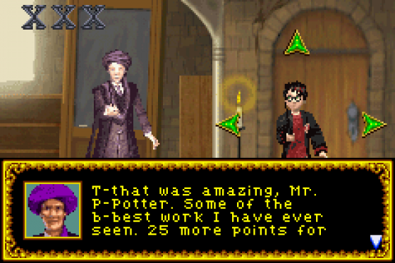 Harry Potter And The Sorcerer's Stone Screenshot 12 (Game Boy Advance)