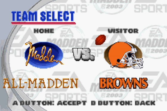 Madden NFL 2003 Screenshot 10 (Game Boy Advance)