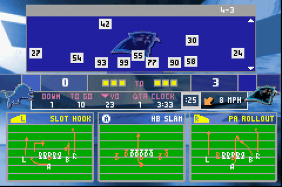 Madden NFL 2005 Screenshot 5 (Game Boy Advance)