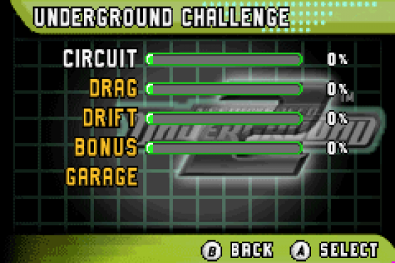 Need For Speed: Underground 2 Screenshot 9 (Game Boy Advance)