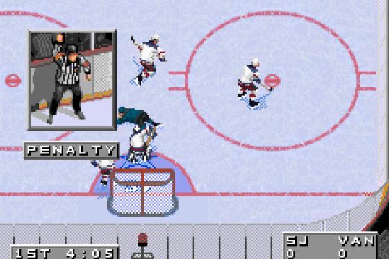 NHL 2002 Screenshot 5 (Game Boy Advance)