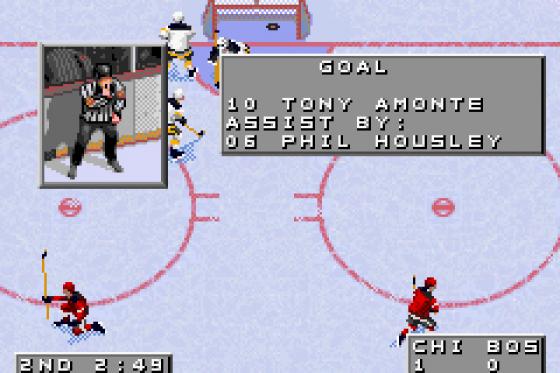 NHL 2002 Screenshot 8 (Game Boy Advance)