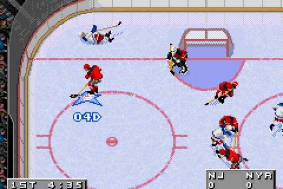 NHL 2002 Screenshot 18 (Game Boy Advance)