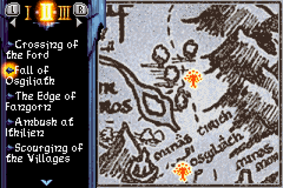 The Lord Of The Rings: The Third Age Screenshot 6 (Game Boy Advance)