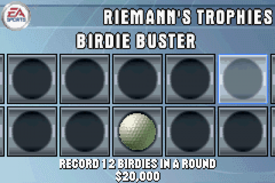 Tiger Woods PGA Tour 2004 Screenshot 6 (Game Boy Advance)