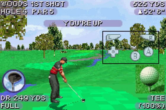 Tiger Woods PGA Tour 2004 Screenshot 7 (Game Boy Advance)