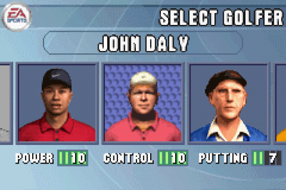 Tiger Woods PGA Tour 2004 Screenshot 8 (Game Boy Advance)