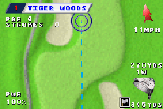 Tiger Woods PGA Tour Golf Screenshot 5 (Game Boy Advance)