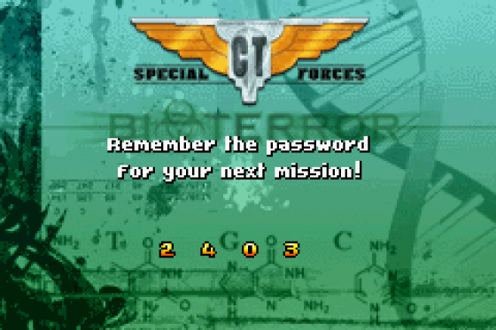 CT Special Forces 3: Bioterror Screenshot 9 (Game Boy Advance)