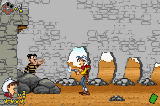 Lucky Luke: Wanted! Screenshot 6 (Game Boy Advance)