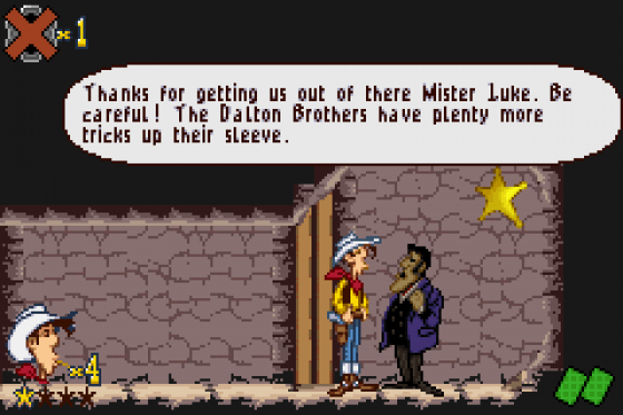 Lucky Luke: Wanted! Screenshot 7 (Game Boy Advance)