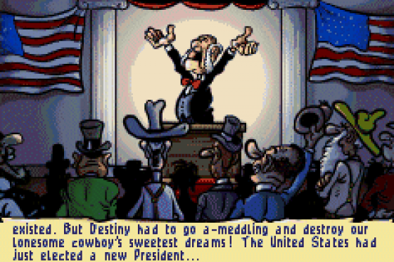 Lucky Luke: Wanted! Screenshot 11 (Game Boy Advance)