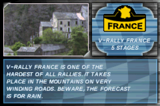 V-Rally 3 Screenshot 11 (Game Boy Advance)